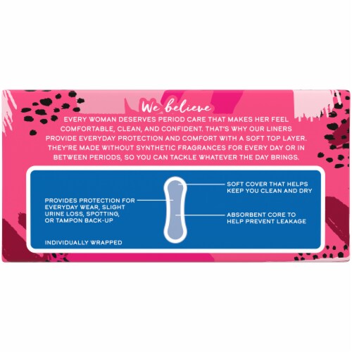 Kroger® Unscented Regular Liners Perspective: bottom