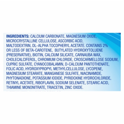 Kroger® Men's Multivitamin One Daily Tablets Perspective: bottom
