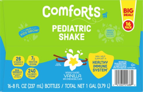 Comforts™ Vanilla Pediatric Shake Multipack Perspective: bottom