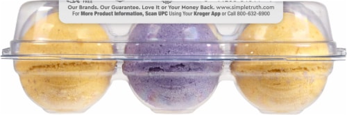 Simple Truth Lavender Lemon Bath Bomb Perspective: bottom