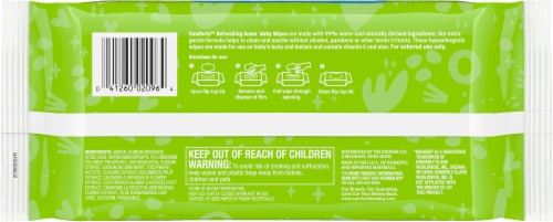 Comforts™ Refreshing Scent Baby Wipes Perspective: bottom