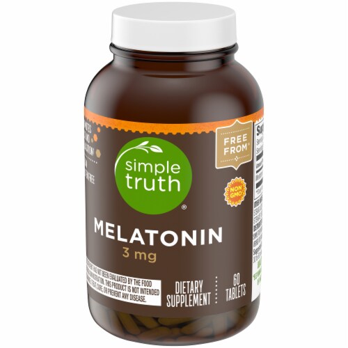 Simple Truth® Melatonin Tablets 3mg Perspective: bottom