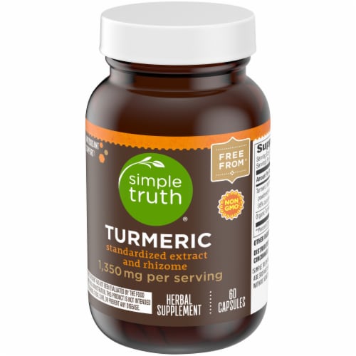 Simple Truth® Turmeric Capsules 1350mg Perspective: bottom