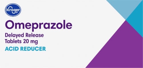 Kroger® Omeprazole Acid Reducer Delayed Release Tablets 20mg Perspective: bottom