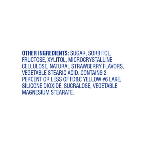 Kroger® Melatonin Sleep Support Chewable Tablets Strawberry 3mg Perspective: bottom