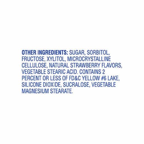 Kroger® Melatonin Sleep Support Chewable Tablets Strawberry 3mg Perspective: bottom