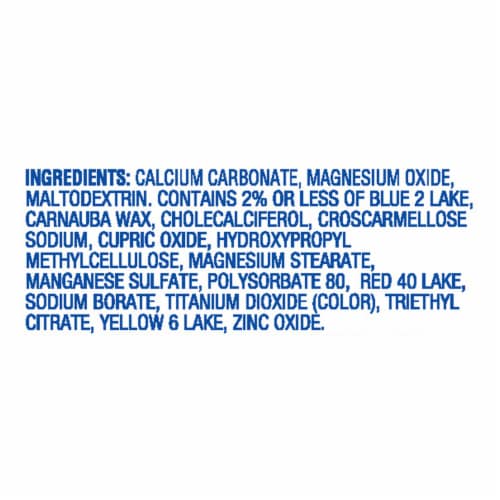 Kroger® Calcium 600 mg with 20mcg Vitamin D Bone Health Tablets Perspective: bottom
