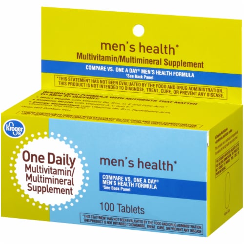 Kroger® Men's Multivitamin One Daily Tablets Perspective: bottom