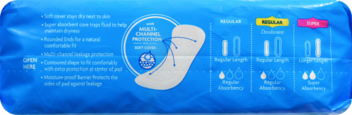 Kroger® Super Maxi Pads Perspective: bottom