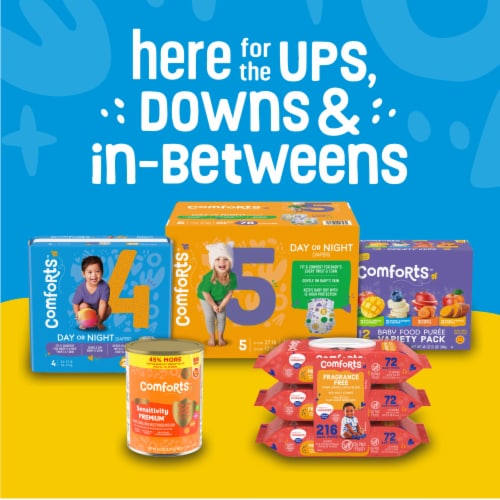 Comforts™ Day & Night 3T-4T Boys Training Pants Perspective: bottom
