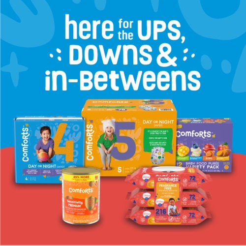 Comforts™ Day & Night 4T-5T Boys Training Pants Perspective: bottom