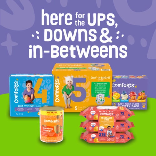Comforts™ Stage 2 Baby Food Puree Variety Pack Perspective: bottom