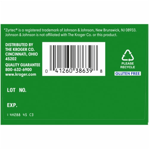 Kroger® All Day Indoor & Outdoor Allergy Tablets Perspective: bottom