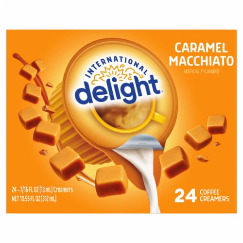 International Delight Caramel Macchiato Coffee Creamer Singles Perspective: bottom