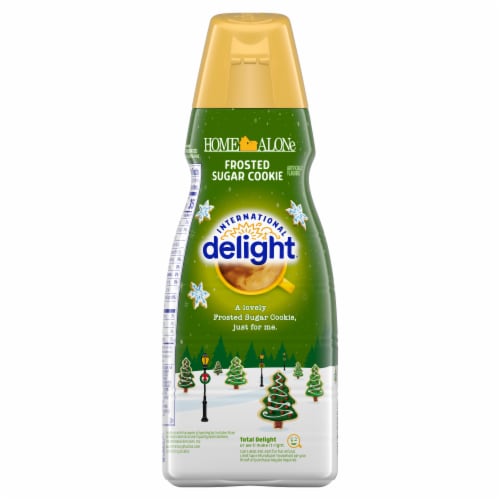 International Delight Home Alone Frosted Sugar Cookie Coffee Creamer Bottle Perspective: bottom