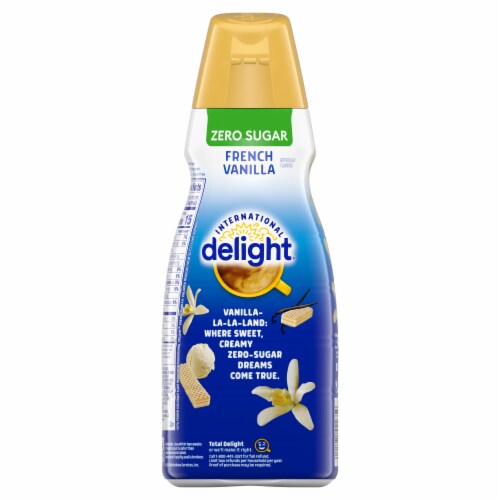International Delight® Zero Sugar French Vanilla Coffee Creamer Perspective: bottom