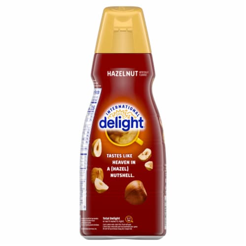 International Delight Hazelnut Coffee Creamer Bottle Perspective: bottom