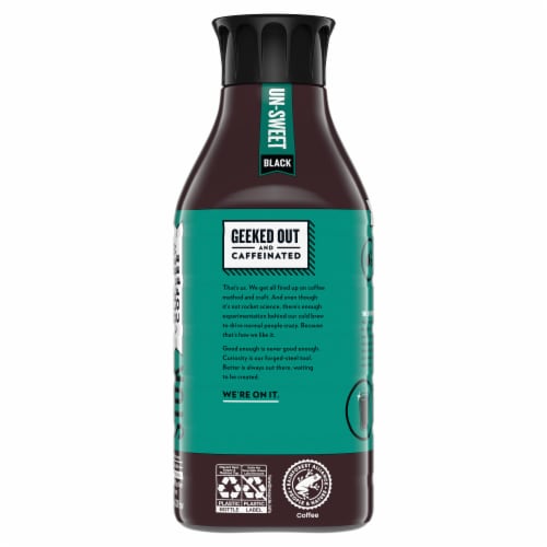 Stok® Unsweet Cold Brew Slow Roast Black Iced Coffee Carton Perspective: bottom