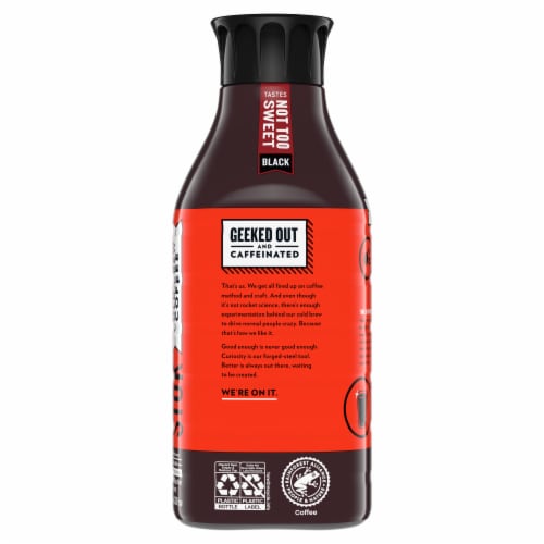 Stok® Light Sweet Cold Brew Slow Roast Black Iced Coffee Carton Perspective: bottom