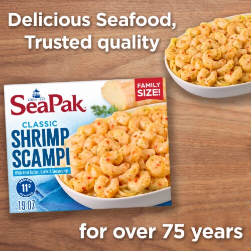 SeaPak® Shrimp Scampi Family Size Perspective: bottom