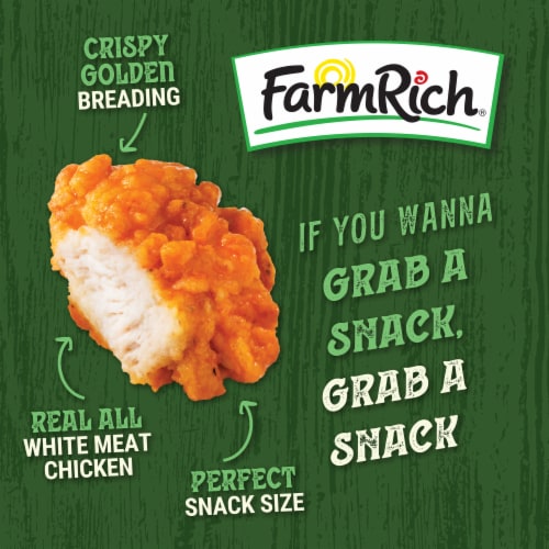 Farm Rich Buffalo Boneless Chicken Bites Perspective: bottom