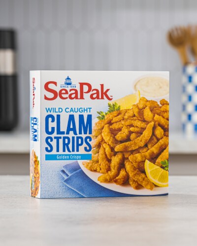 SeaPak® Clam Strips Perspective: bottom