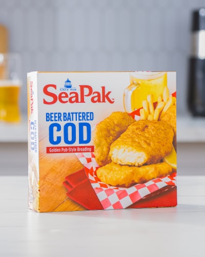 SeaPak Beer Battered Frozen Cod Perspective: bottom