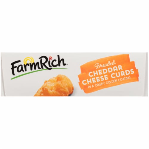 Farm Rich Breaded Cheddar Cheese Curds Perspective: bottom