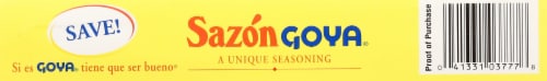 Sazon Goya® Con Azafran Seasoning Perspective: bottom