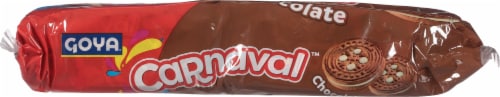 Goya® Carnaval Chocolate Vanilla Cream Sandwich Cookies Perspective: bottom
