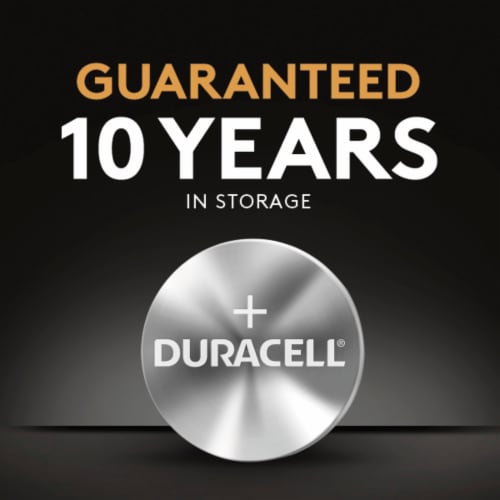 Duracell® 2450 Lithium Coin Cell Battery Perspective: bottom