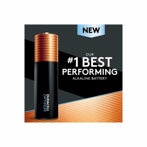 Duracell® Optimum AAA Alkaline Batteries Perspective: bottom