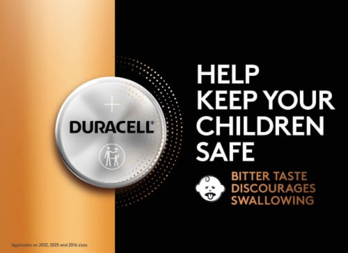 Duracell® Lithium Manganese Dioxide Specialty Batteries Perspective: bottom