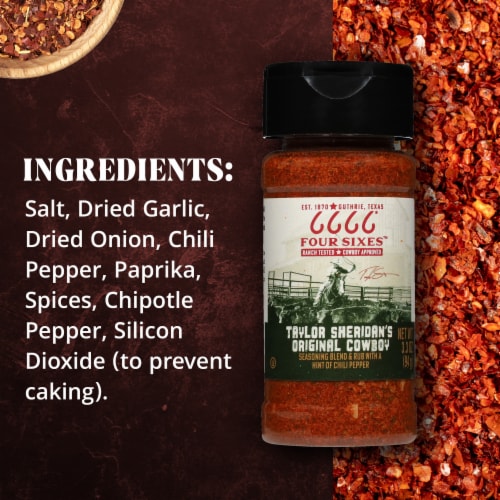 6666 4 Sixes Taylor Sheridan’s Original Cowboy Seasoning Blend and Rub Perspective: bottom