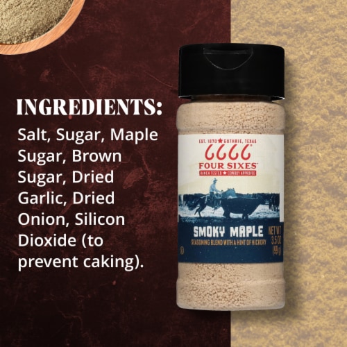 6666 4 Sixes Smoky Maple Seasoning Blend with a Hint of Sweetness Perspective: bottom