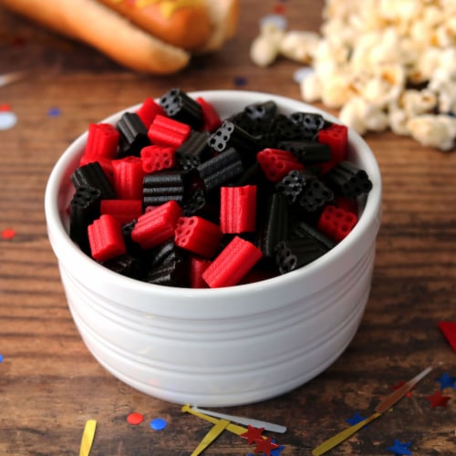 Red Vines Original Red & Black Licorice Mixed Bites Perspective: bottom