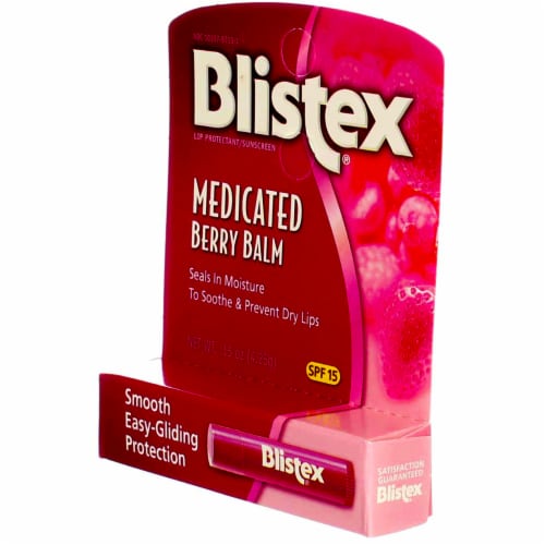 Blistex Lip Balm .15 Oz Berry Perspective: bottom