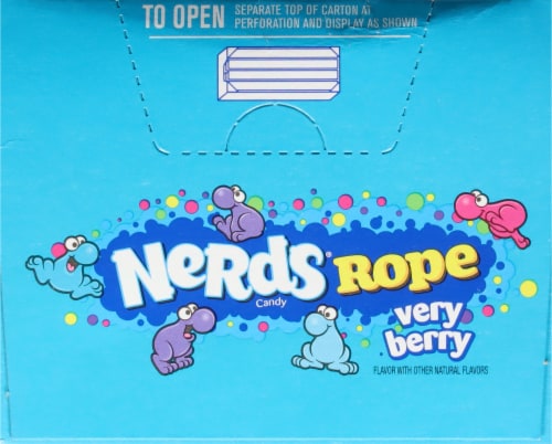 Nerds® Very Berry Rope Candy Case Perspective: bottom
