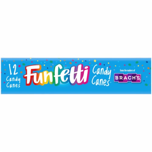 Brach's Funfetti Candy Canes Perspective: bottom