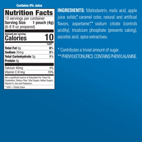 Alpine™ Sugar Free Spiced Apple Cider Drink Mix Perspective: bottom