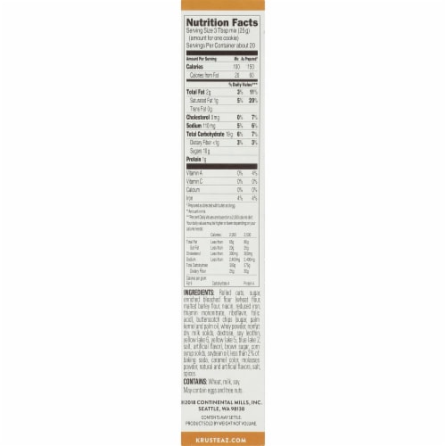 Krusteaz Oatmeal Scotchie Cookie Mix Perspective: bottom