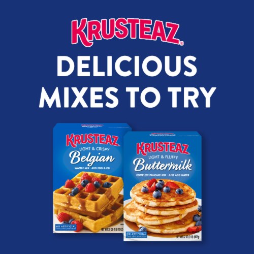 Krusteaz® Blueberry Complete Pancake Mix Perspective: bottom