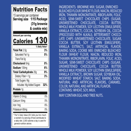 Ghirardelli® Brownie Cookie Bar Premium Brownie Mix Perspective: bottom