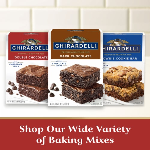 Ghirardelli® Gluten Free Double Chocolate Includes Chocolate Chips Brownie Mix Perspective: bottom