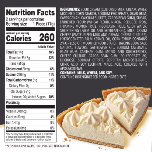 Edwards Single Desserts Original Whipped Cheesecake Slices Perspective: bottom