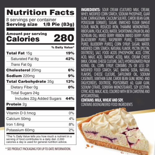 Edwards® Signature Cheesecake Desserts Whipped Berry Cheesecake Perspective: bottom