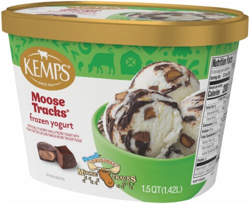 Kemps Moose Tracks Frozen Yogurt Perspective: bottom
