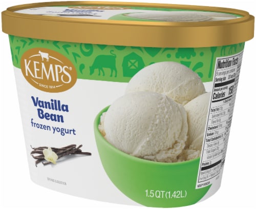 Kemps Vanilla Bean Frozen Yogurt Perspective: bottom
