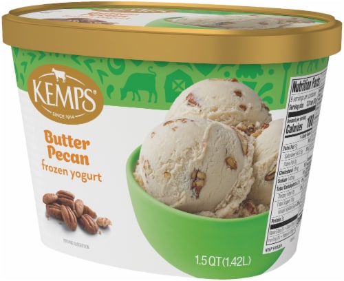 Kemps Butter Pecan Frozen Yogurt Perspective: bottom