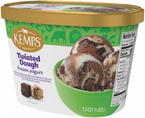 Kemps Twisted Dough Frozen Yogurt Perspective: bottom